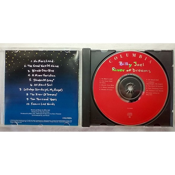 Billy Joel River Of Dreams CD 1993 Sony Columbia Lyric Sheet - Picture 5 of 8
